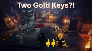 The Two Gold Key Challenge #minecraft #minecraftdungeons #goldkey