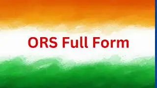 ORS Full Form