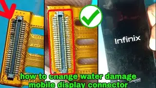 All mobile display connector only repair  || How to repair water damage mobile display