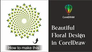 Basic Floral Design in Corel Draw | Corel Draw Tutorial @suhailgraphics786