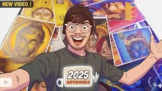 My 2025 all drawing , all my Drawings af 2025, my 2025 all artwork ⏪🌟