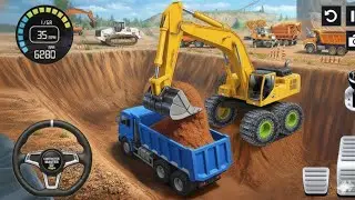 👷City Road Construction Simulator 3D 🚧 | Heavy Excavator & Truck (Android Gameplay)