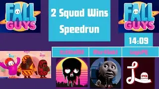 Fall Guys 2 Wins (Squads) Speedrun in 14:05 featuring Mur45ak1 and ItzEliteMN