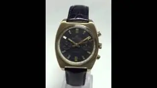 Vintage Bucherer Swiss Chronograph Bi-Compax Valjoux 7733