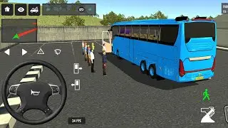 Euro Bus Driving Game Public Transportation 2024 - Indonesia Bus Simulator Android Gameplay #63