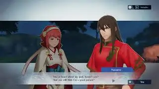 Fire Emblem Warriors - Sakura and Navarre Support Conversation