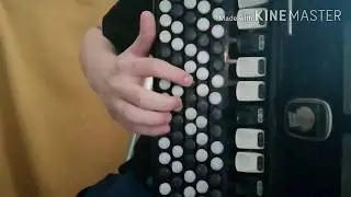 РАСЦВЕЛА ПОД ОКОШКОМ БЕЛОСНЕЖНАЯ  ВИШНЯ-РАЗБОР НА БАЯНЕ(COVER)  с текстом