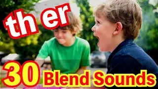 30 Blend Sounds in English TH ER -  Practice Blending Sounds - Learn American English Pronunciation