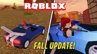 Roblox Jailbreak Fall Update! 🍂|LEAN OUT VEHICLES|new vehicle colors|Fall MAP and more