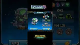 Hatching FANGORIAK &bull; Abyssal Race Monster &bull; Rank 3 (Monster Legends) #Shorts