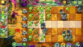 PvZ 2 Jurassic Marsh (Юрское болото) день 12
