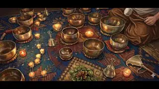 Tibetan Singing Bowls : Merkaba Light Spiral — 9453｜梅爾卡巴・伸港頌缽