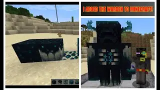I ADDED THE WARDEN TO MINECRAFT - Download Available