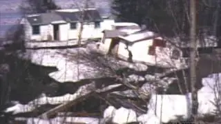 Anchorage Houses Damaged in 1964 Earthquake