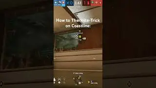 Easy Thermite Trick for Kitchen/Servics on Coastline #r6 #r6siege #gaming #rainbowsix #cod