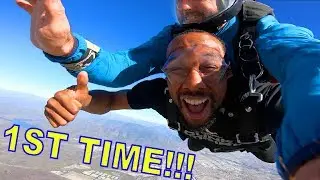 MY FIRST TIME SKYDIVING (bucket list)