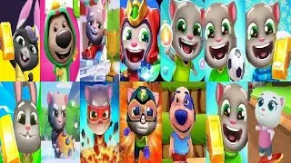 Talking Tom Gold Run 1VS 2 Tom Blast Park Tom Jetski 2 3 TOM RABBIT CAT BIG ADVENTURE crazy hero Run