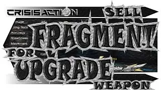 Crisis Action - Cara Paling Cepat Upgrade Weapon