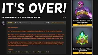 Its Over for Marvel Insider and Free Stuff Kabam Stop Partnership | Marvel Contest of Champions