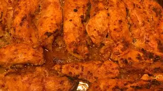 Peitinhos de Frango  temperados com Sopa de cebola no forno