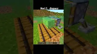 rail duper #minecraft #minecraftbeauty #minecraftgameplay #minecraftbuilding #minecraftgaming #short