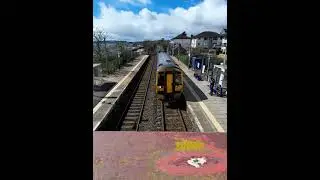 Scotrail Class 158702 speeding past Monifieth station en route to Arbroath station from Dundee.