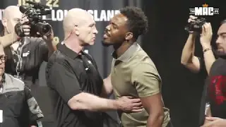 Watch as Jones and Cormier are pulled apart: UFC Summer Kickoff Face Off Highlights