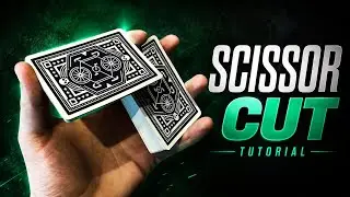 Scissor Cut | One Handed Cut | Cardistry Tutorial