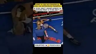 GRABE! PINOY 19 YRS OLD WORLD CHAMPION NA | 39 WINS 32KO's GINULPI #shorts