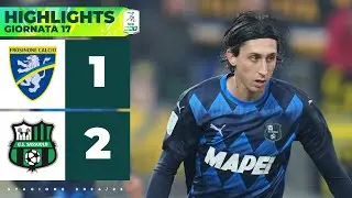 Frosinone-Sassuolo 1-2 | La capolista vince con gli ex Mulattieri e Moro | HIGHLIGHTS Serie BKT