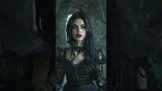 The Shadow Queen &ndash; Gothic Portrait of Mystery and Nocturnal Elegance