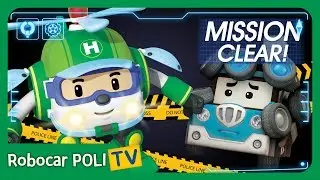 MISSION CLEAR! Catch the Tire Thief! | Roobocar POLI TV