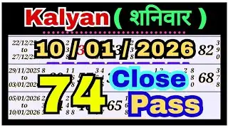 KALYAN 10/01/2026 FULL CALCULATION BY SATTA TRICK TODAY