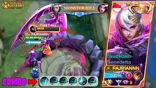 TOP GLOBAL BENEDETTA | BENEDETTA HIGH DAMAGE | BENEDETTA GAMEPLAY MOBILE LEGENDS