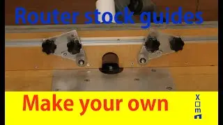 Make router roller guides
