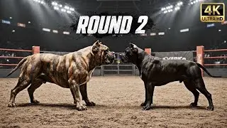 Cane Corso vs. Presa Canario: The Ultimate Guard Dog Battle (Simulation)