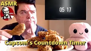 ASMR - Eating KFC Hot Wings And Drinking Ice Cold Tango Orange (Capcom Countdown Timer Ramble)