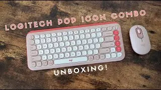 Logitech POP ICON Keyboard Combo Unboxing - ASMR