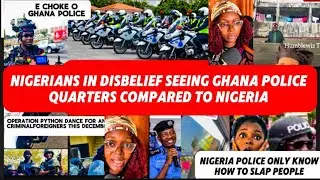 HEY GHANA 🥹🇬🇭NIGERIANS IN DISBELIEF SEEING 🇬🇭POLICE QUATERS COMPARES TO 🇳🇬 