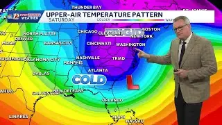 Cold weather is sticking around allowing weekend snow chance in North Carolina