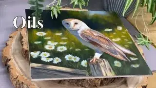 Stunning Timelapse of Owl Painting | Underpainting Technique in Oils