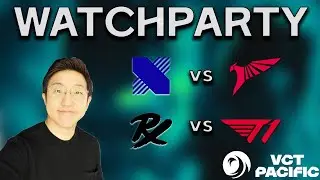 DRX vs TLN, PRX vs T1 | VCT Pacific with Chobra #vctwatchparty | new !yt !discord !stf