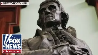 Thomas Jefferson statue removed from New York City Hall
