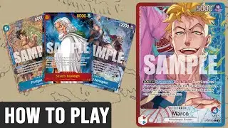 How To Play Marco Whitebeard Pirates - One Piece TCG