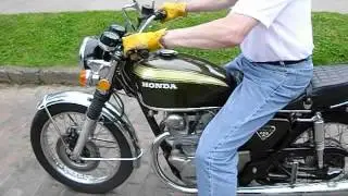 1972 Honda DOHC 450 Driving