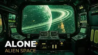 ALONE: RADIO CHATTER from ALIEN PLANE| Dark Ambient Focus Music 4K