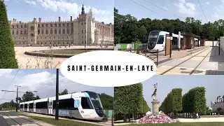 Tramway Saint-Germain-en-Laye France 🇫🇷 Walk