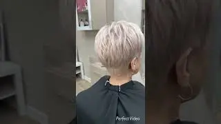 Стрижка пикси и холодный блонд #shorts #стрижка #haircut #blonde #окрашивание #pixie #pixiehaircut
