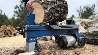 Тестую потужність дровокола Scheppach LS700UG. Коле поліна набагато більші заявленого виробником!