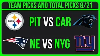 NFL Picks Today 8/21/25 NFL Preseason Week 3 Picks and Predictions
